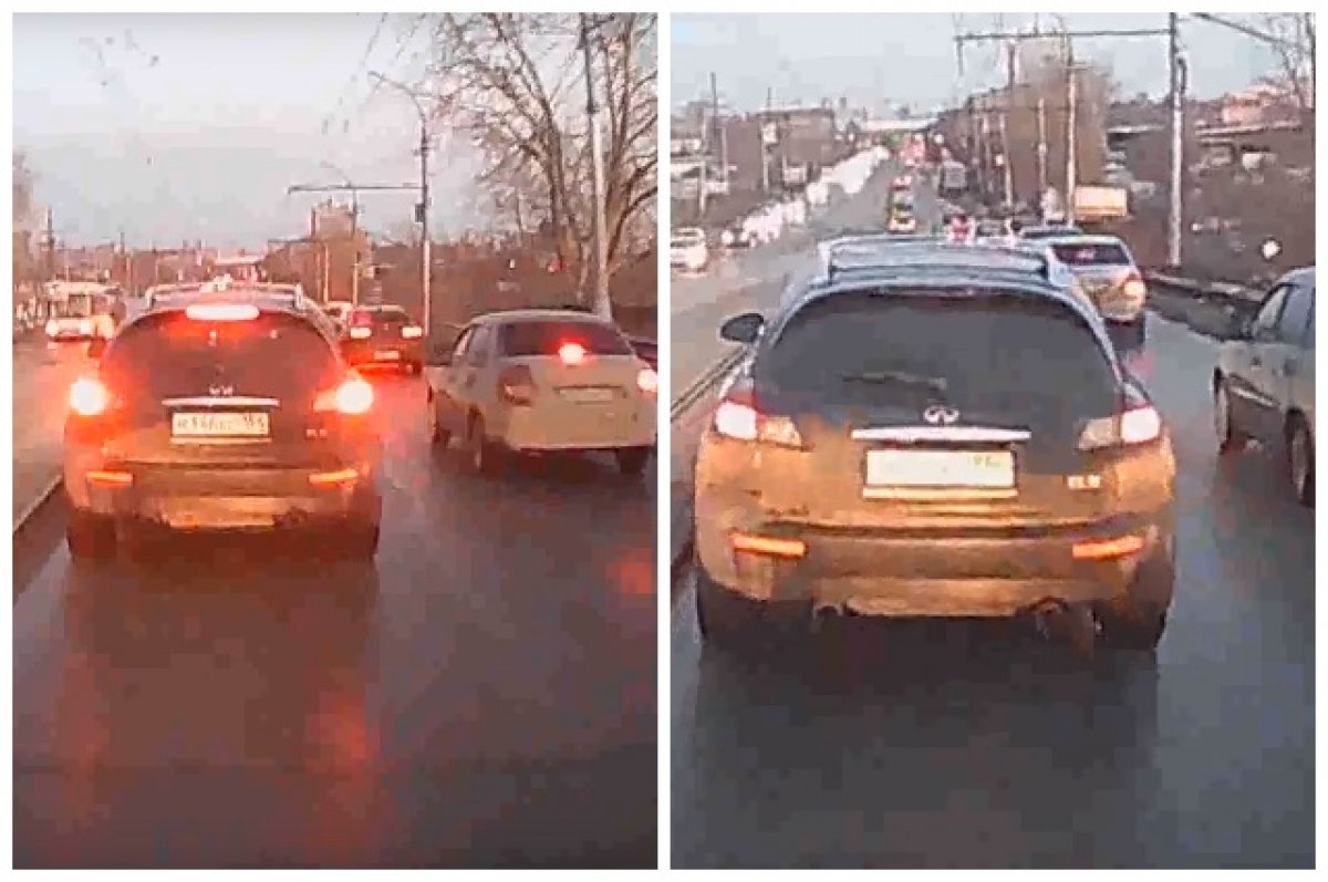 «АиФ»: Полиция разыскивает водителя Инфинити, не пропустившего скорую на место ДТП в Новосибирске