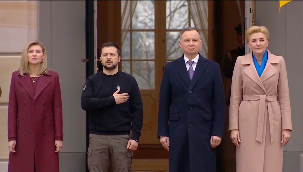 «Царьград»: Супруга президента Польши ответила на приветствие Зеленского на русском языке