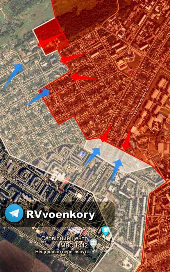 «РВ»: На карте видно, что «Вагнер» пошел на штурм последней цитадели ВСУ в Артёмовске