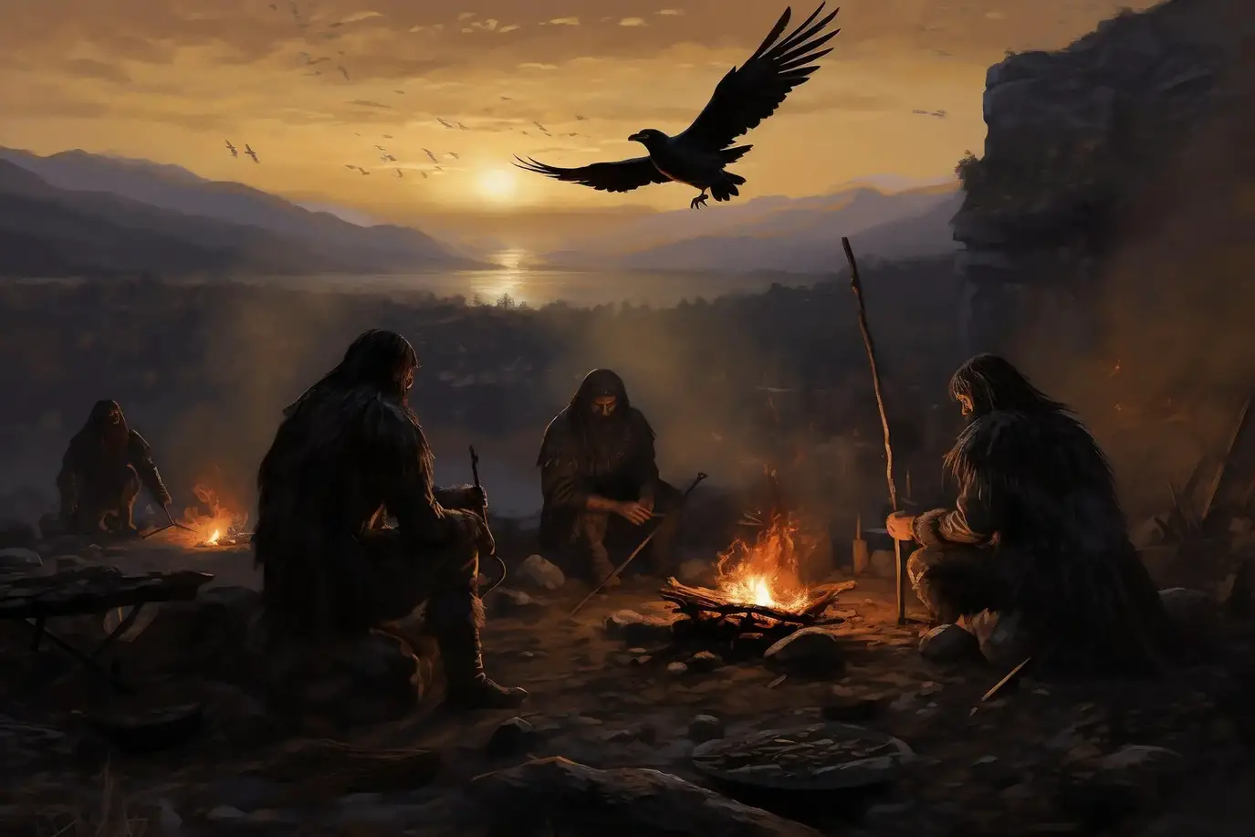 Nature Ecology: учёные раскопали 30 000-летнюю связь ворон с людьми