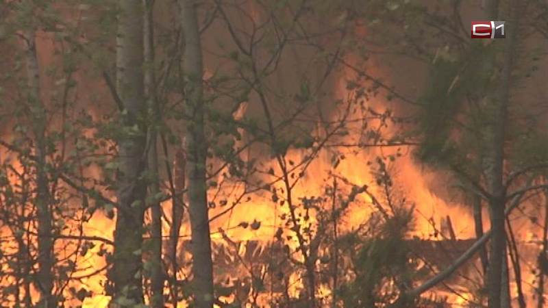 На Талинском месторождении в Югре спасатели ликвидируют возгорание