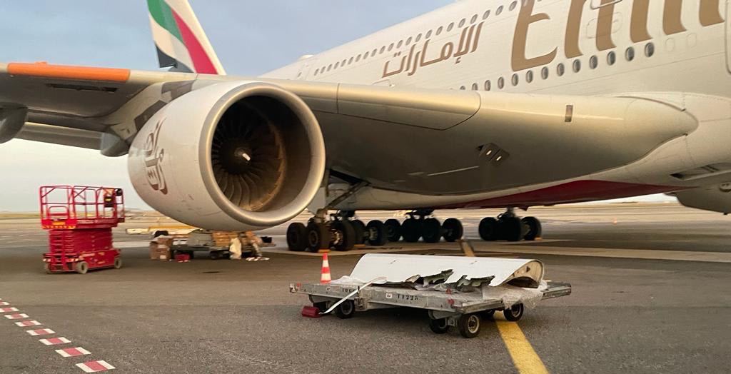 AviaNews: пассажирский самолет Emirates столкнулся с БПЛА при посадке