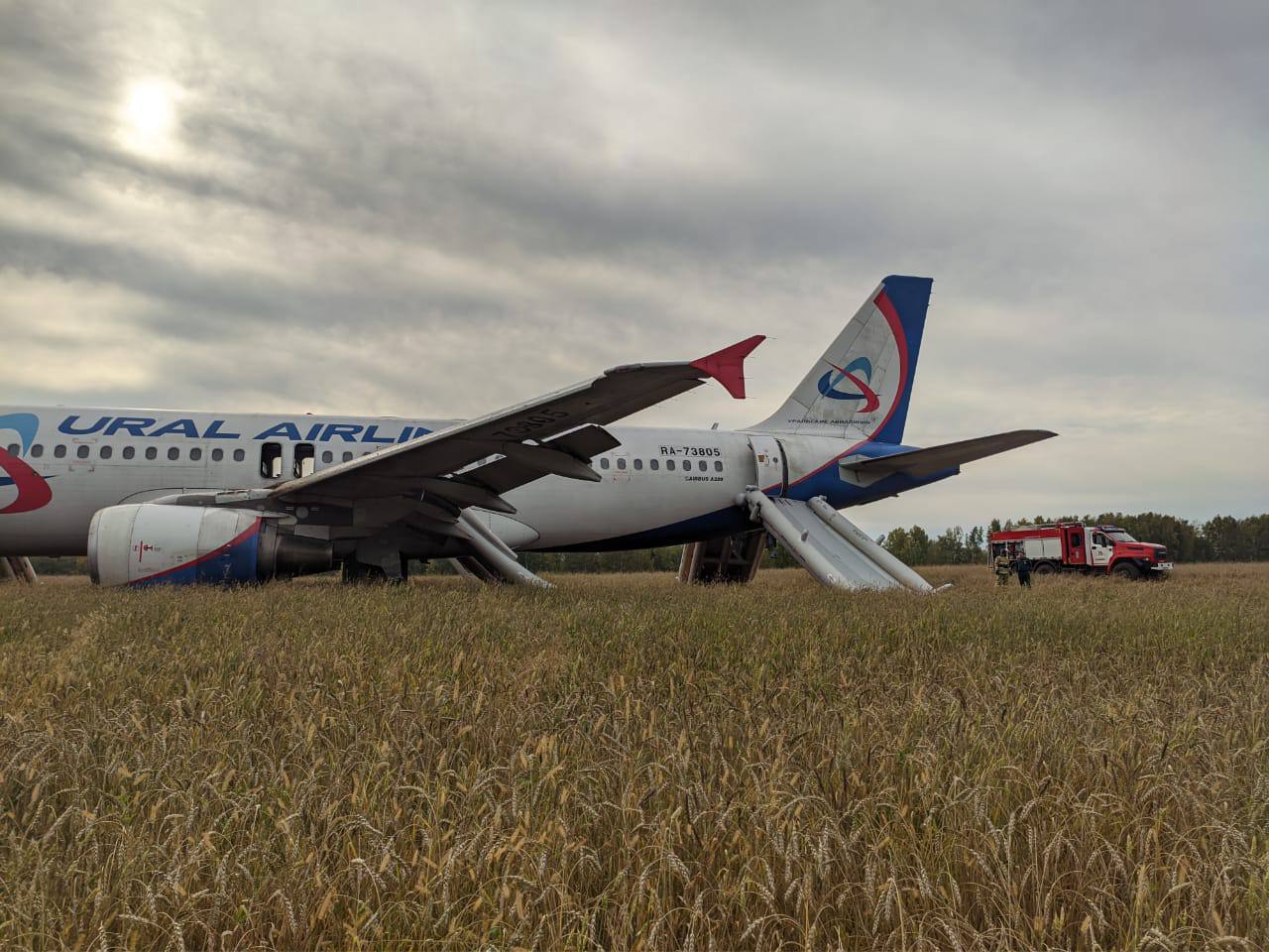 «Е1»: самолет «Уральских авиалиний», экстренно севший на поле, летал 19 лет