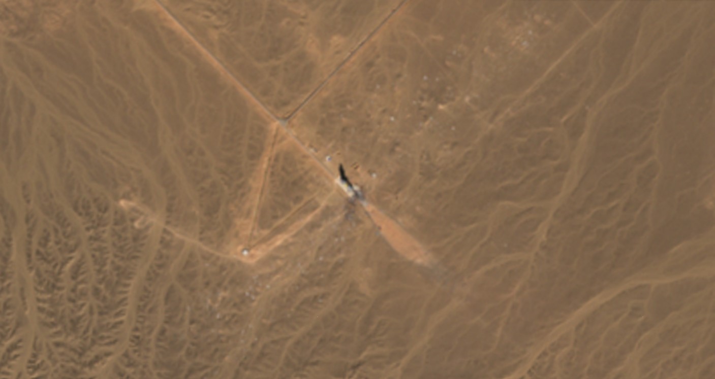 На спутниковых снимках зафиксирован взрыв на полигоне Цзюцюань