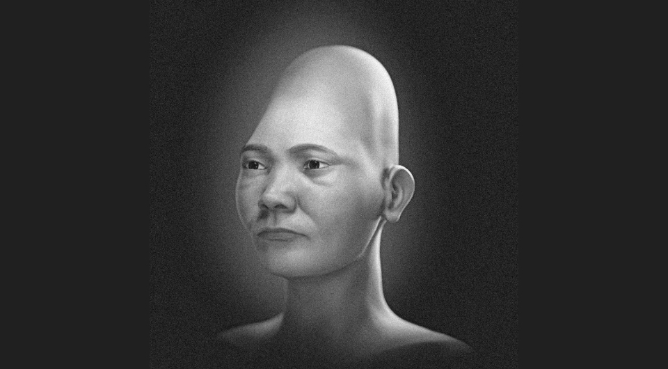 Ученые восстановили лицо женщины с искусственно деформированным черепом