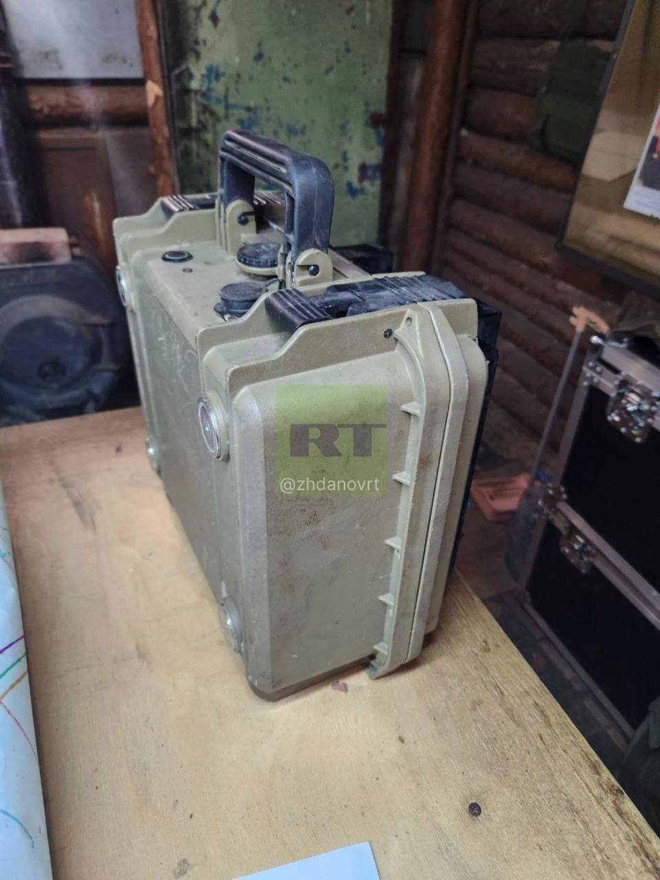 RT: бойцы ВС РФ нашли и захватили трофейную литовскую станцию РЭБ Sky Wiper Omni