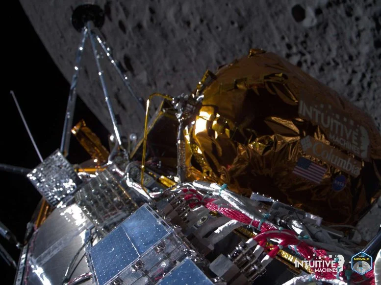Лунный посадочный модуль «Одиссей» завершил вывод на лунную орбиту