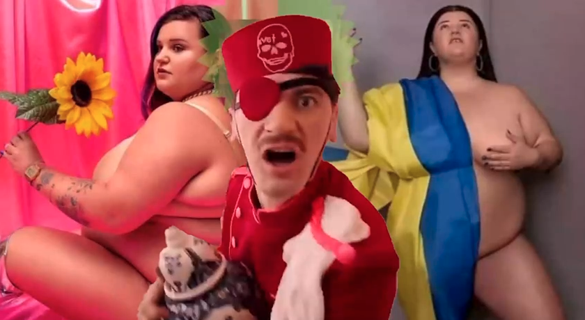 У представительницы Украины на Евровидение-2024 в клипе снялся российский комик Гудков