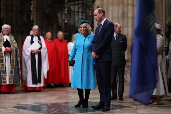 Daily Mail: королева Камилла и принц Уильям появились на службе Дня Содружества
