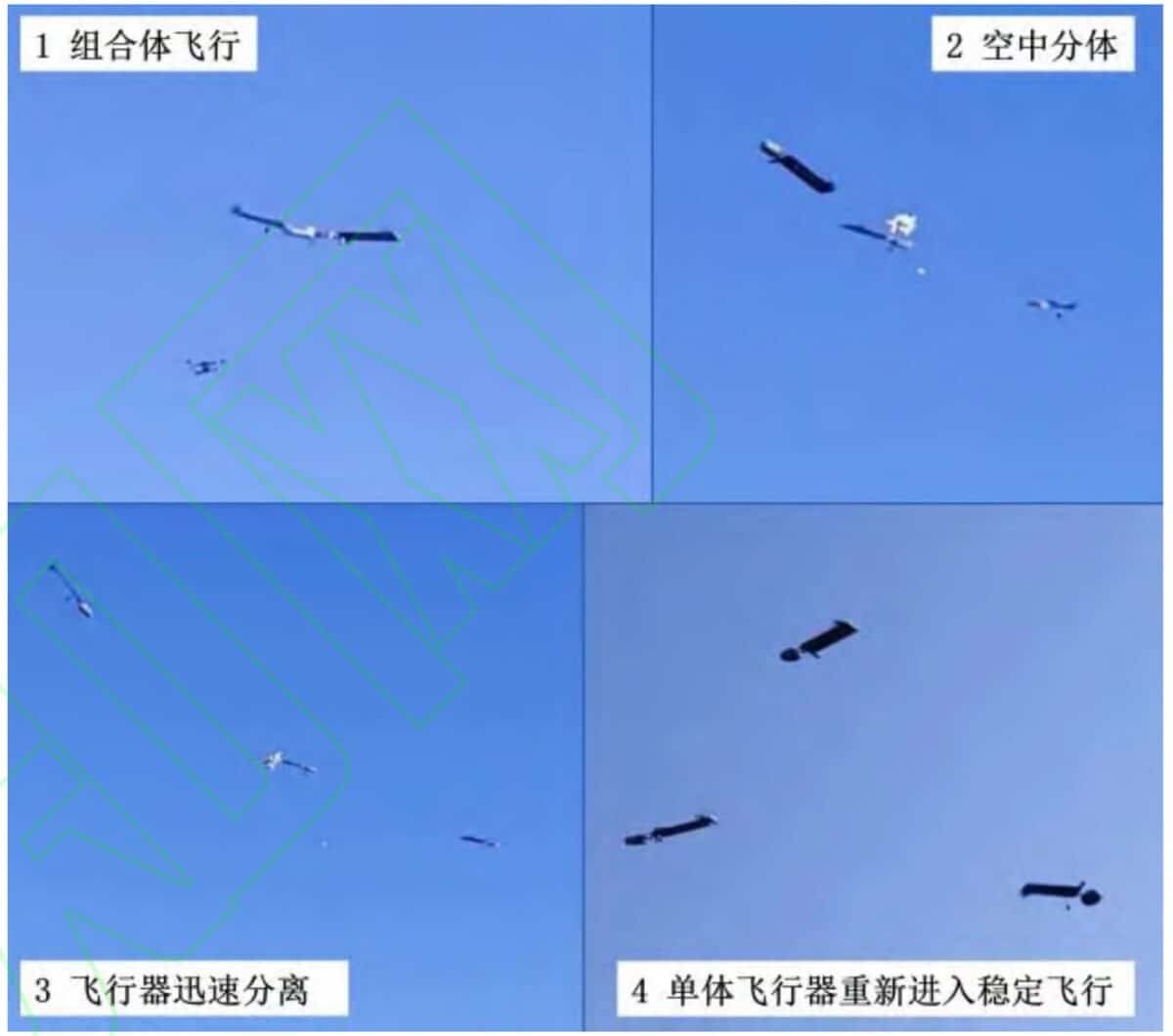 Китайские ученые разработали новый тип боевых дронов, которые превращаются в рой