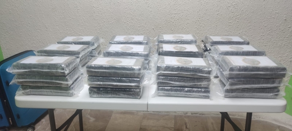 В Пунта-Кане арестовали мужчину, который пытался вывезти два чемодана с кокаином