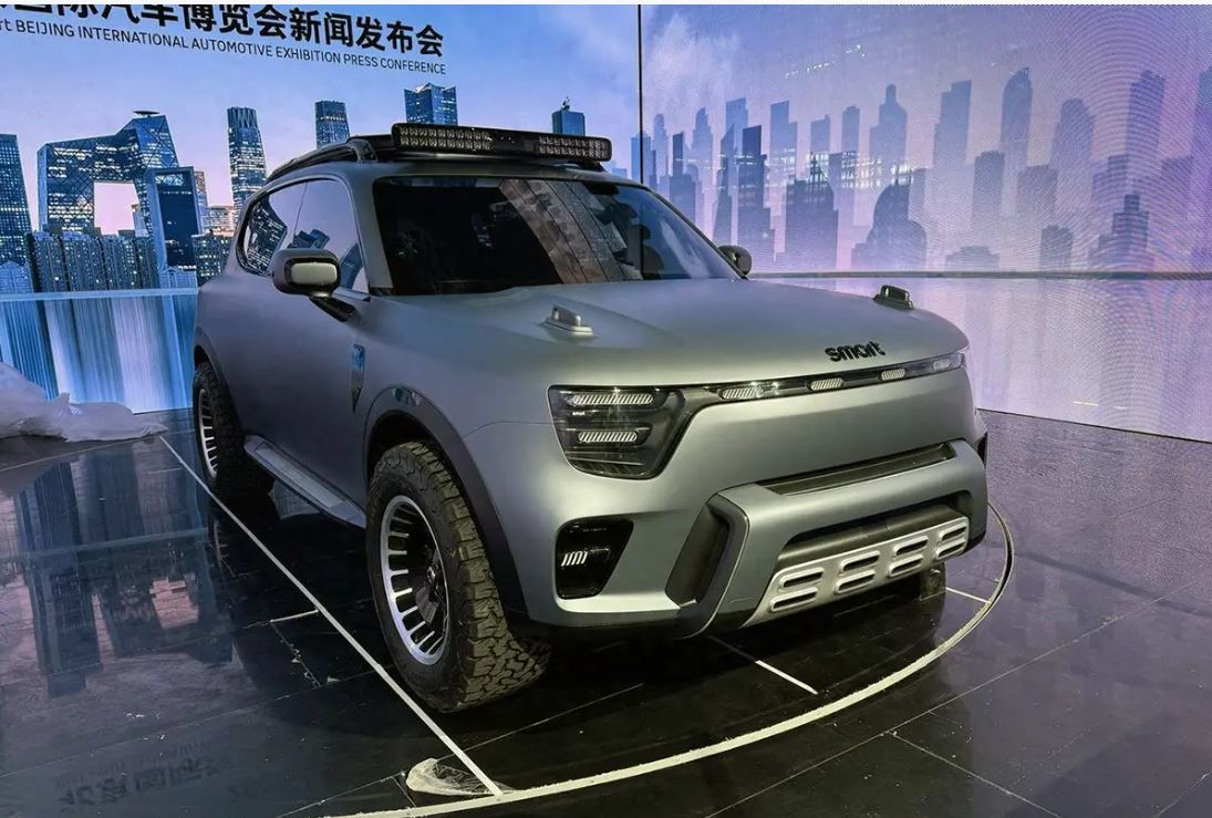 Концепт-кроссовер Smart №5 замечен на Пекинском автосалоне: фото