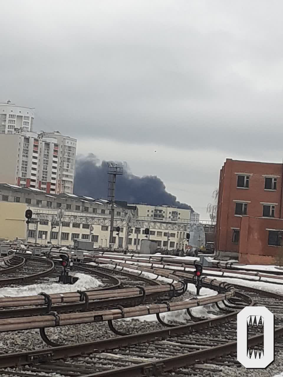В Екатеринбурге загорелся завод «Уралмашзавод»