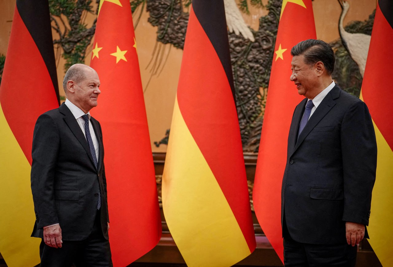 Си Цзиньпин и Олаф Шольц на встрече в Пекине обсудили ситуацию на Украине