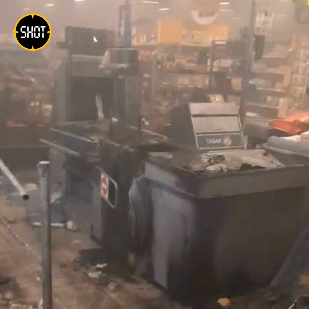 Пироман устроил разгром и пожар в магазине Липецкой области