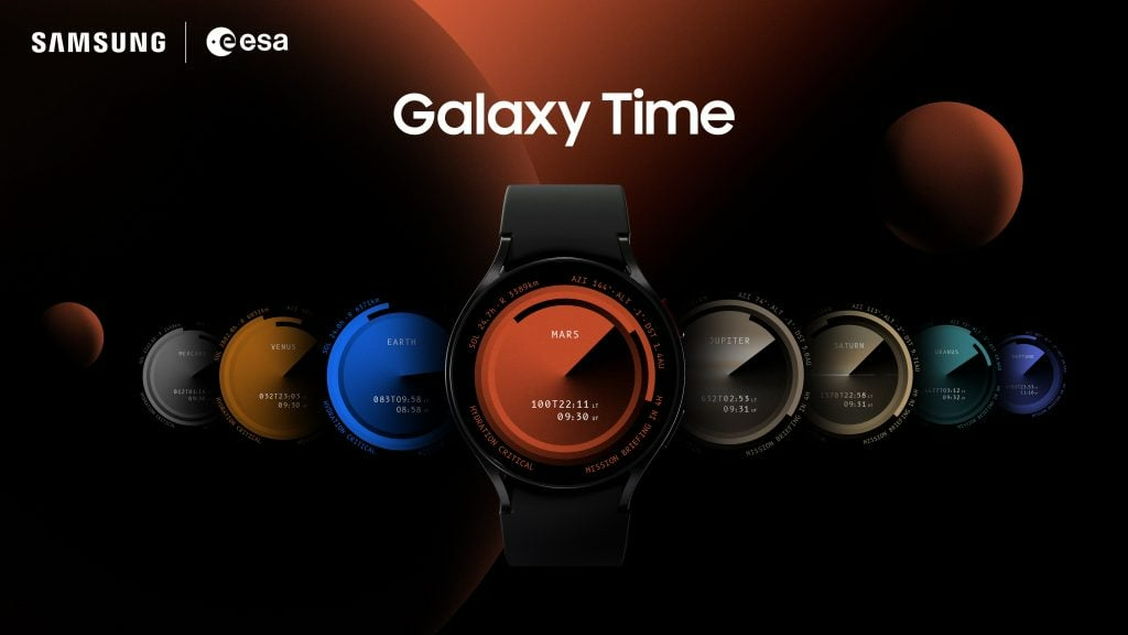 Новые Samsung Galaxy Time показывают время всех планет Солнечной системы